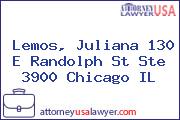 Lemos, Juliana 130 E Randolph St Ste 3900 Chicago IL