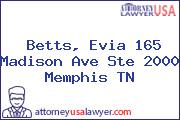 Betts, Evia 165 Madison Ave Ste 2000 Memphis TN