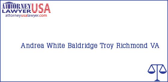 Telephone, Address and other contact data of Andrea White, Richmond, VA, USA