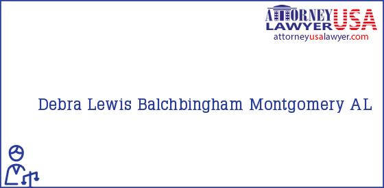 Telephone, Address and other contact data of Debra Lewis, Montgomery, AL, USA