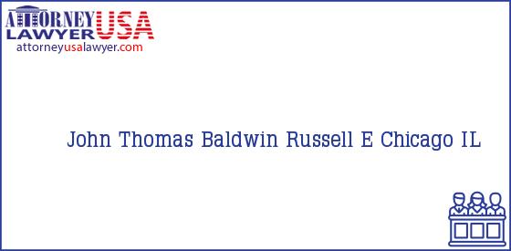Telephone, Address and other contact data of John Thomas, Chicago, IL, USA