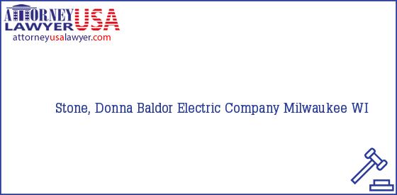 Telephone, Address and other contact data of Stone, Donna, Milwaukee, WI, USA
