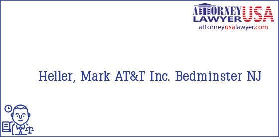 Telephone, Address and other contact data of Heller, Mark, Bedminster, NJ, USA
