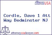 Cordle, Dave 1 Att Way Bedminster NJ