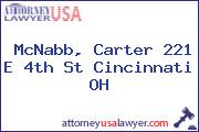 McNabb, Carter 221 E 4th St Cincinnati OH