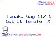 Penak, Gay 117 N 1st St Temple TX
