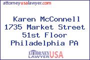 Karen McConnell 1735 Market Street 51st Floor Philadelphia PA