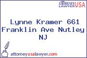 Lynne Kramer 661 Franklin Ave Nutley NJ