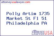 Polly Artim 1735 Market St Fl 51 Philadelphia PA