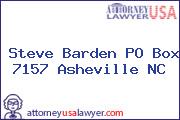 Steve Barden PO Box 7157 Asheville NC