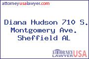 Diana Hudson 710 S. Montgomery Ave. Sheffield AL