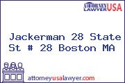 Jackerman 28 State St # 28 Boston MA