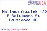 Melinda Antalek 120 E Baltimore St Baltimore MD