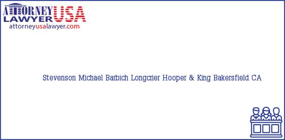 Telephone, Address and other contact data of Stevenson Michael, Bakersfield, CA, USA