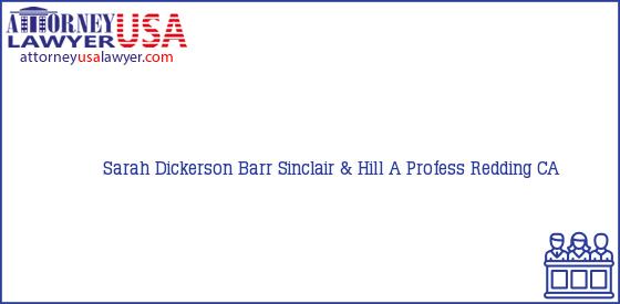 Telephone, Address and other contact data of Sarah Dickerson, Redding, CA, USA