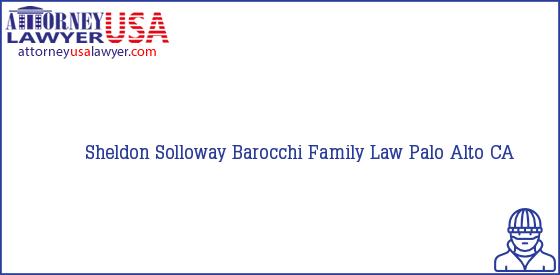 Telephone, Address and other contact data of Sheldon Solloway, Palo Alto, CA, USA