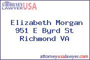 Elizabeth Morgan 951 E Byrd St Richmond VA