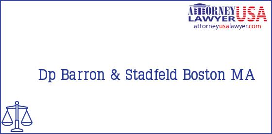 Telephone, Address and other contact data of Dp, Boston, MA, USA