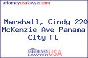 Marshall, Cindy 220 McKenzie Ave Panama City FL